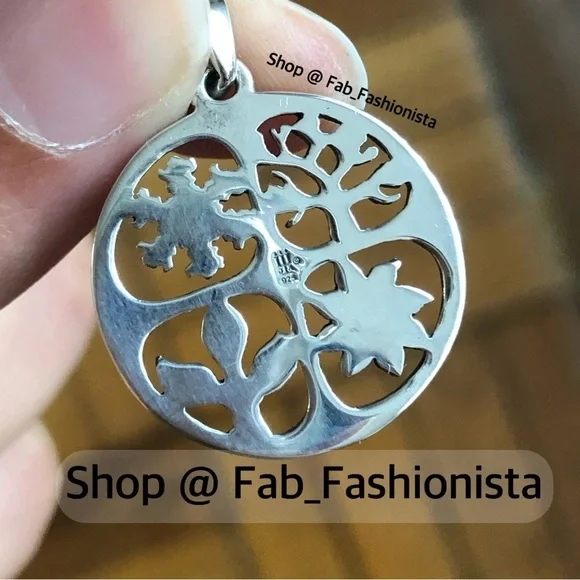 James Avery Four Seasons sterling silver retired pendant